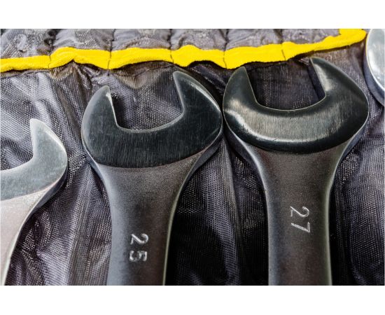 Набор комбинированных ключей 6-36мм Chrome vanadium сатинированных планшет ЭВРИКА ER-10210 – изображение 7