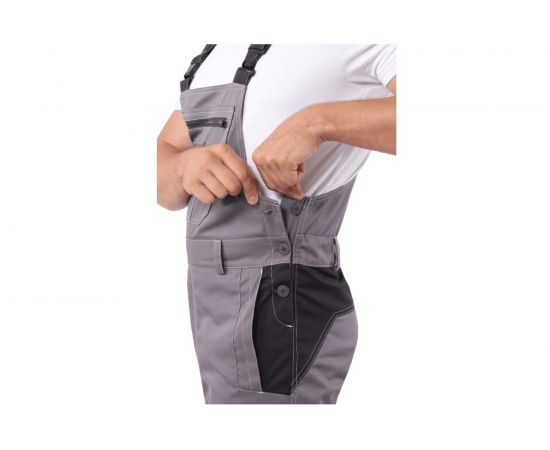 Полукомбинезон iForm ЭДВАНС серый-т.серый-черный, р. 112-116, рост 182-188 Пком 654/112/182 – изображение 7