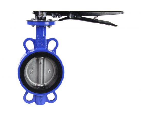 Затвор дисковый поворотный DN.ru WCB-316L-EPDM Ду100 Ру16, углеродистая сталь, уплотнение - EPDM, с ручкой 12072133894 