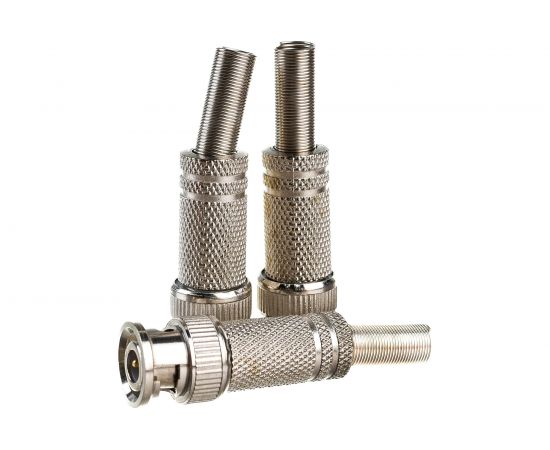 Разъем штекер PROCONNECT BNC под пайку с пружиной металл, универсальный, 05-3075-4 