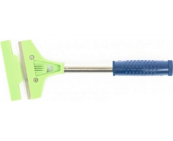 Скребок, фиксированное лезвие, 100мм металлич, обрезиненная ручка, 300мм СИБРТЕХ 79542 