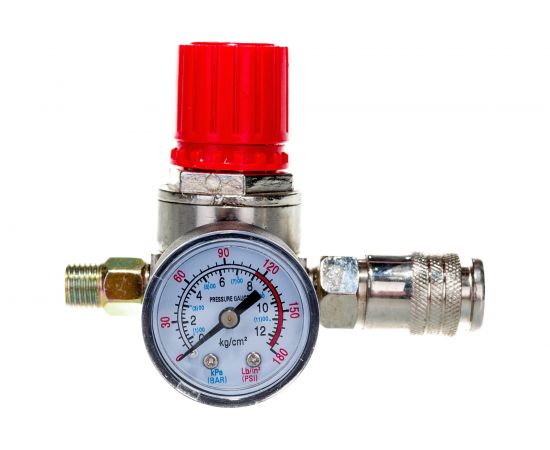 Регулятор давления с манометром резьба 1/4 Pegas pneumatic 4604 
