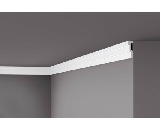 Молдинг NOMASTYL (2000х59х18 мм; белый) NMC M2 