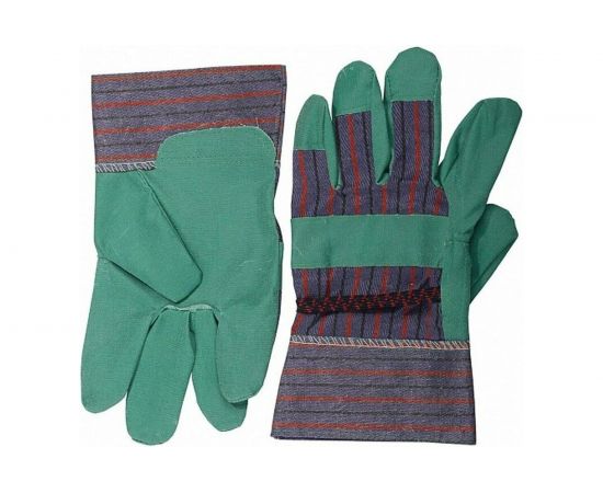 Перчатки зеленые из искусственной кожи (размер XL) STAYER 1132-XL – изображение 2