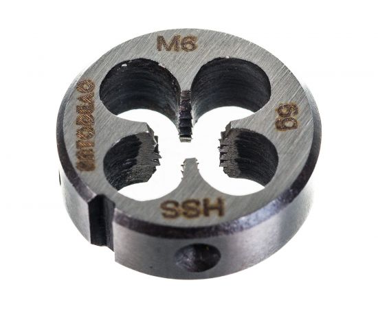 Плашка М6х1.0мм D-20мм HSS4341 АвтоDело 40876 14463 – изображение 2