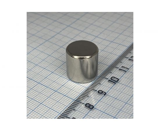 Неодимовый магнит Проф-Магнит диск 15x15мм 3шт. NdFeB N35 – изображение 2