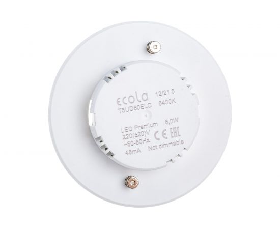 Светодиодная лампа Ecola GX53 LED Premium 6,0W Tablet 220V 6400K матовое стекло /композит/ 27x75 T5UD60ELC – изображение 2