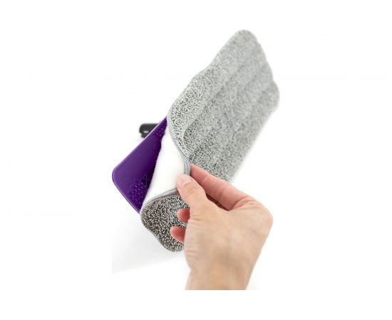 Набор запасных насадок из микрофибры ФЕЯ ПОРЯДКА 3 штуки, 43x14см, для швабры SMP-824 4606400626251 – изображение 2