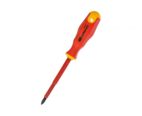 Диэлектрическая отвертка СИБРТЕХ PH2*100mm 12929 – изображение 2