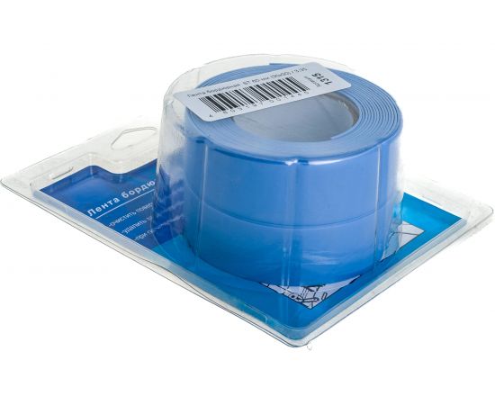 Бордюрная лента SANTRADE ST (60 мм; 3,35 м; герметик; голубая) 1315 – изображение 3