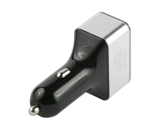 Автомобильное зарядное устройство Red Line Tech АС-13 lite 3 USB, 1 A, серебристый УТ000023702 – изображение 3
