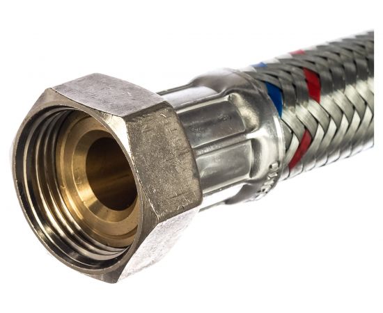 Гибкая подводка для воды ВР 1"" х ВР 1"", длина 1000 мм STOUT RG008P0SN0JJI8 – изображение 3