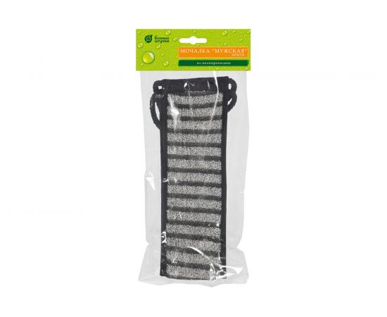 Мочалка с ручками Банные Штучки Мужская лента, 10х74 см, 41264 – изображение 4