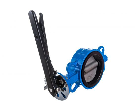 Затвор дисковый поворотный DN.ru WCB-316L-EPDM Ду100 Ру16, углеродистая сталь, уплотнение - EPDM, с ручкой 12072133894 – изображение 4