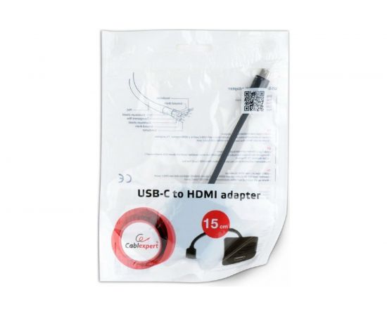 Переходник USB Cablexpert USB Type-C/HDMI 15 см пакет A-CM-HDMIF-01 – изображение 5