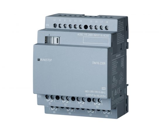 Модуль расширения Siemens LOGO! DM16 230R 230В, 8DI 8DO 6ED10551FB100BA2 