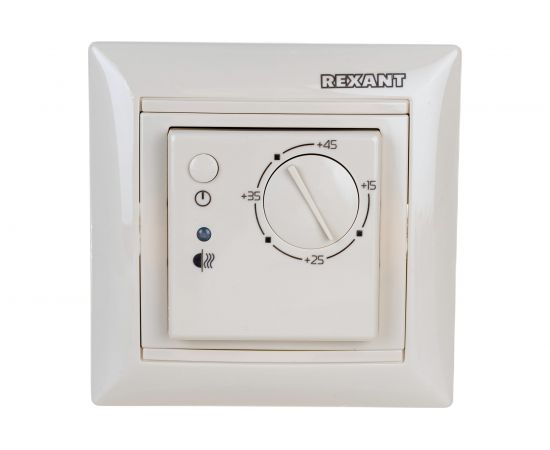 Терморегулятор механический RX-308B (бежевый) REXANT 51-0563 