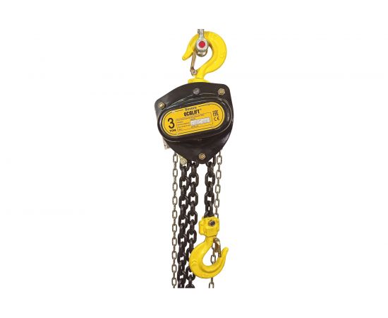 Ручная цепная таль OCALIFT SEVERE ТРШ 3т 3м sv30003 