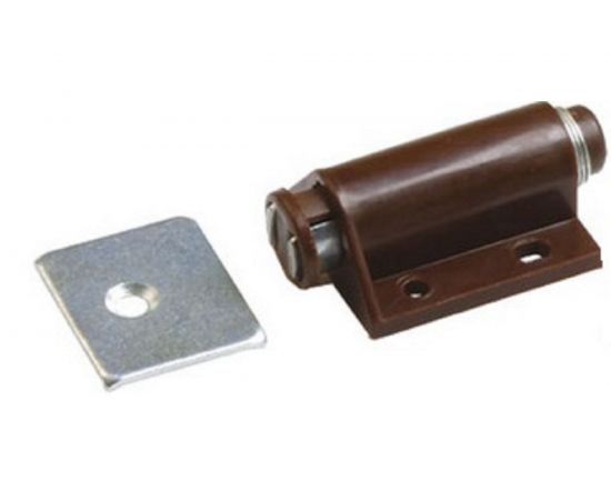 Магнитная защелка с пружиной Amig коричневая 110 MR 