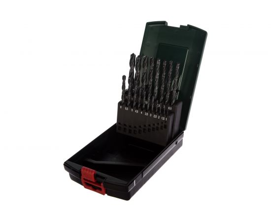 Набор сверл HSS-R по металлу 19 шт. (1-10 мм) Metabo 627164000 
