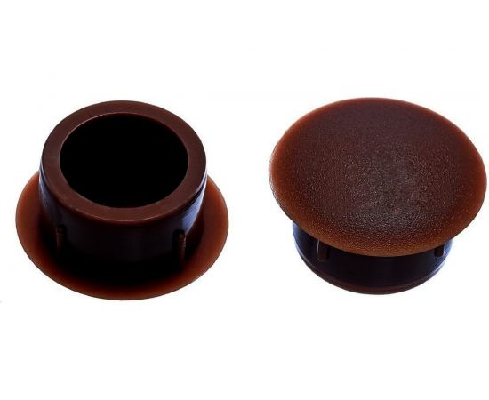 Мебельная заглушка Стройметиз дуб, D14 мм, уп. 20 шт. 5040061 