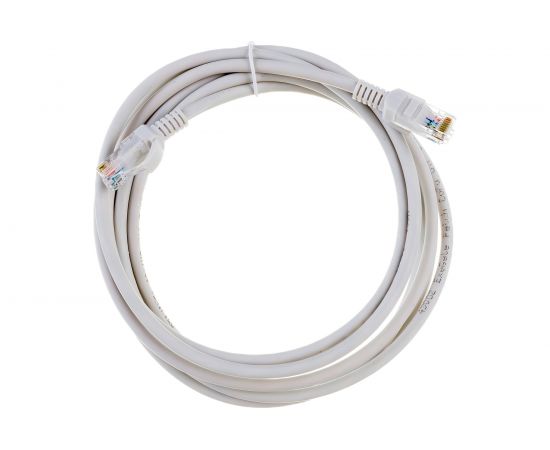 Патч-корд ExeGate UTP-RJ45-RJ45-5e-3M-LSZH-GY, UTP, cat.5e, 3м, серый 286384 