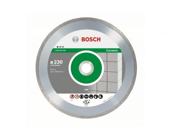Алмазный диск Standard for Ceramic (230х22.2 мм; 10 шт.) Bosch 2608603234 