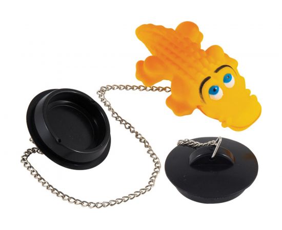 Пробка для ванной Рыжий кот декоративная Крокодил 970056 