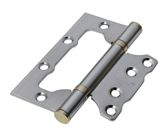 Стальная петля RUCETTI без врезки, цвет-мат.хром RFH-100х75х2,5 SC 9012161 