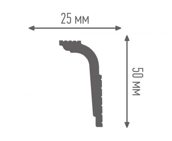Плинтус ПЛИНТЭКС IC 25/50 14607173946543 – изображение 2