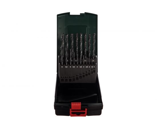 Набор сверл HSS-R по металлу 19 шт. (1-10 мм) Metabo 627164000 – изображение 2