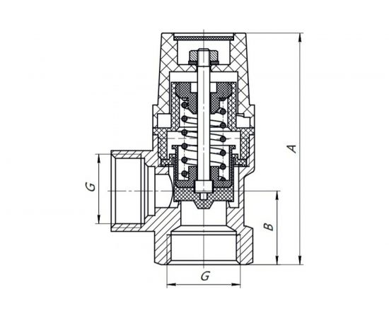 Клапан предохранительный не регулируемый (ВР 1/2""; 1.5 Bar) AQUALINK 2750 – изображение 2