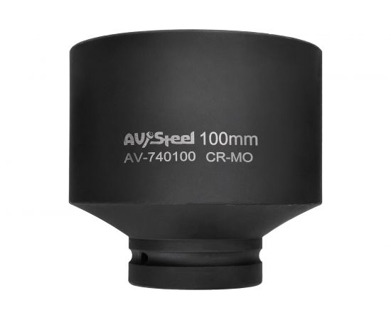 Головка ударная шестигранная (100 мм; 1DR) AV Steel AV-740100 – изображение 2