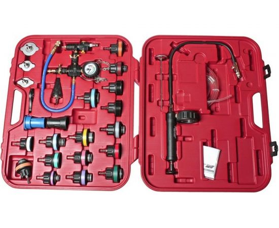 Многофункциональный набор для тестирования давления в радиаторе, 27 предметов JTC 4842A – изображение 2