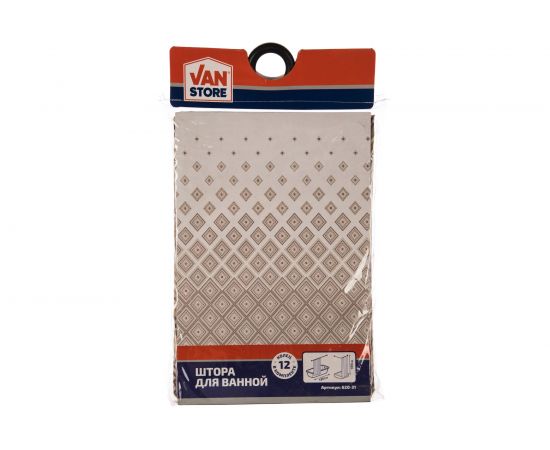 Занавеска для ванной комнаты Vanstore BARD 180х180 PEVA 620-31 – изображение 2