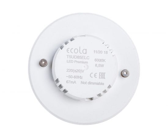 Светодиодная лампа Ecola GX53 LED Premium 8,5W Tablet 220V 6000K матовое стекло /композит/ 27x75 T5UD85ELC – изображение 2