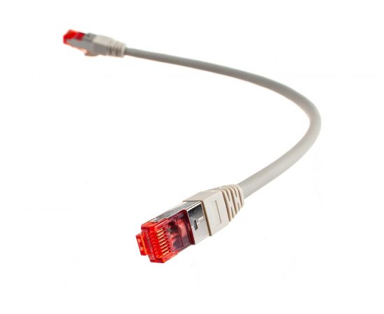 Коммутационный шнур NIKOMAX S/FTP 4 пары, серый, 0,3м NMC-PC4SA55B-003-C-GY – изображение 2