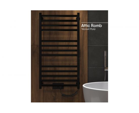 Полотенцесушитель INDIGO Attic Romb electro 100/50 таймер, скрытый монтаж, универсальное подключение R/L LСLATCRE100-50BRRt – изображение 2