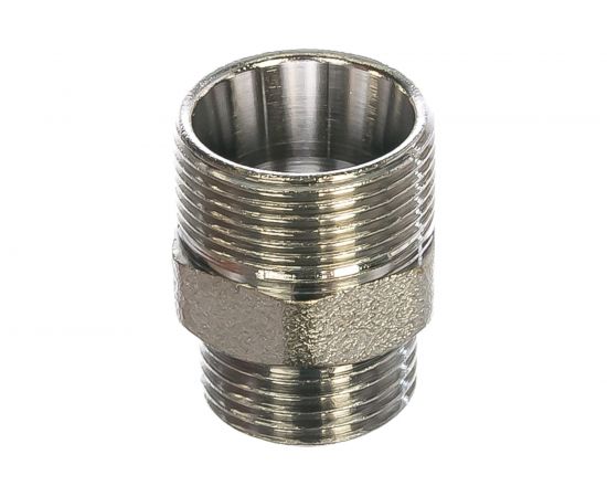 Хромированный переходник FAR 1/2 НР НР - М24x19 FC 5010 C12 – изображение 2