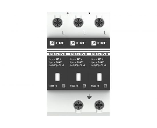 Ограничитель перенапряжений EKF ОПВ-B 3P opv-b3 – изображение 2