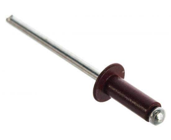 Заклёпка вытяжная красное вино (150 шт; 4х10 мм; RAL 3005150) Качественный КРЕПЕЖ 0200521 КЧ – изображение 2