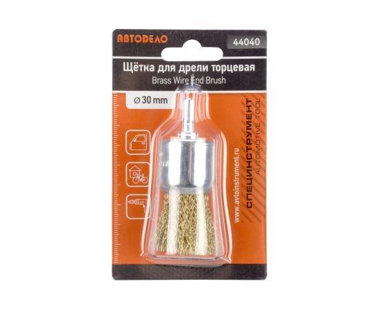 Щетка зачистная для дрели 17 мм АвтоDело 44038 – изображение 2