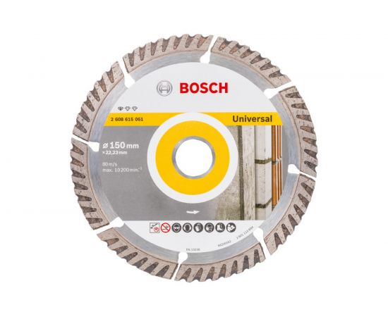 Диск алмазный Universal (150х22.2 мм; 10 шт.) Bosch 2608615062 – изображение 2
