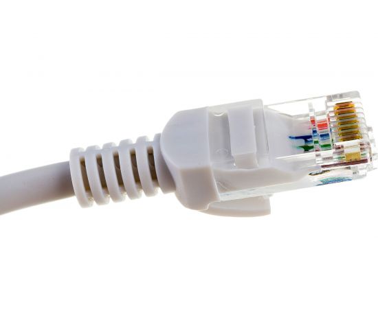 Патч-корд ExeGate UTP-RJ45-RJ45-5e-3M-LSZH-GY, UTP, cat.5e, 3м, серый 286384 – изображение 3