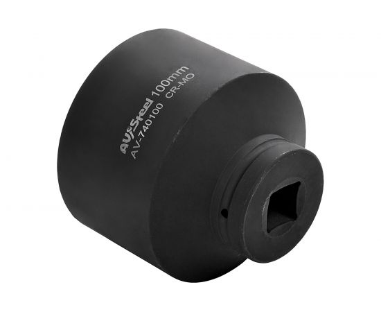 Головка ударная шестигранная (100 мм; 1DR) AV Steel AV-740100 – изображение 3