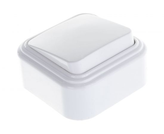 Одноклавишный выключатель STEKKER открытой установки 250В 6А IP20 белый PSW06-21-20 VA 16-131-Б 32742 – изображение 3