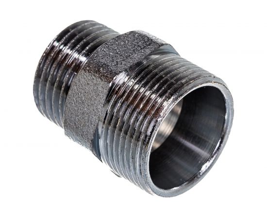 Хромированный переходник FAR 1/2 НР НР - М24x19 FC 5010 C12 – изображение 3