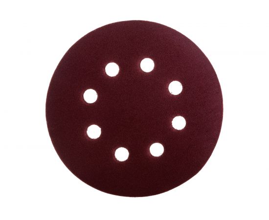 Лист шлифовальный (5 шт; 125 мм; 8 отверстий; Р320) для эксцентриковых шлифмашин REDVERG 6624188 – изображение 3