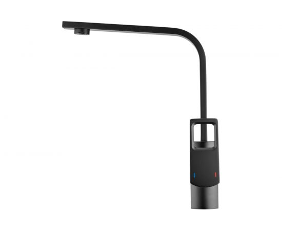 Кухонный смеситель Swedbe Kronos черный матовый 2041B – изображение 3