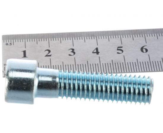 Болт с цилиндрической головкой и внутренним шестигранником Метизный двор 12x45 DIN 912, 25 шт. 4690441037121 – изображение 4